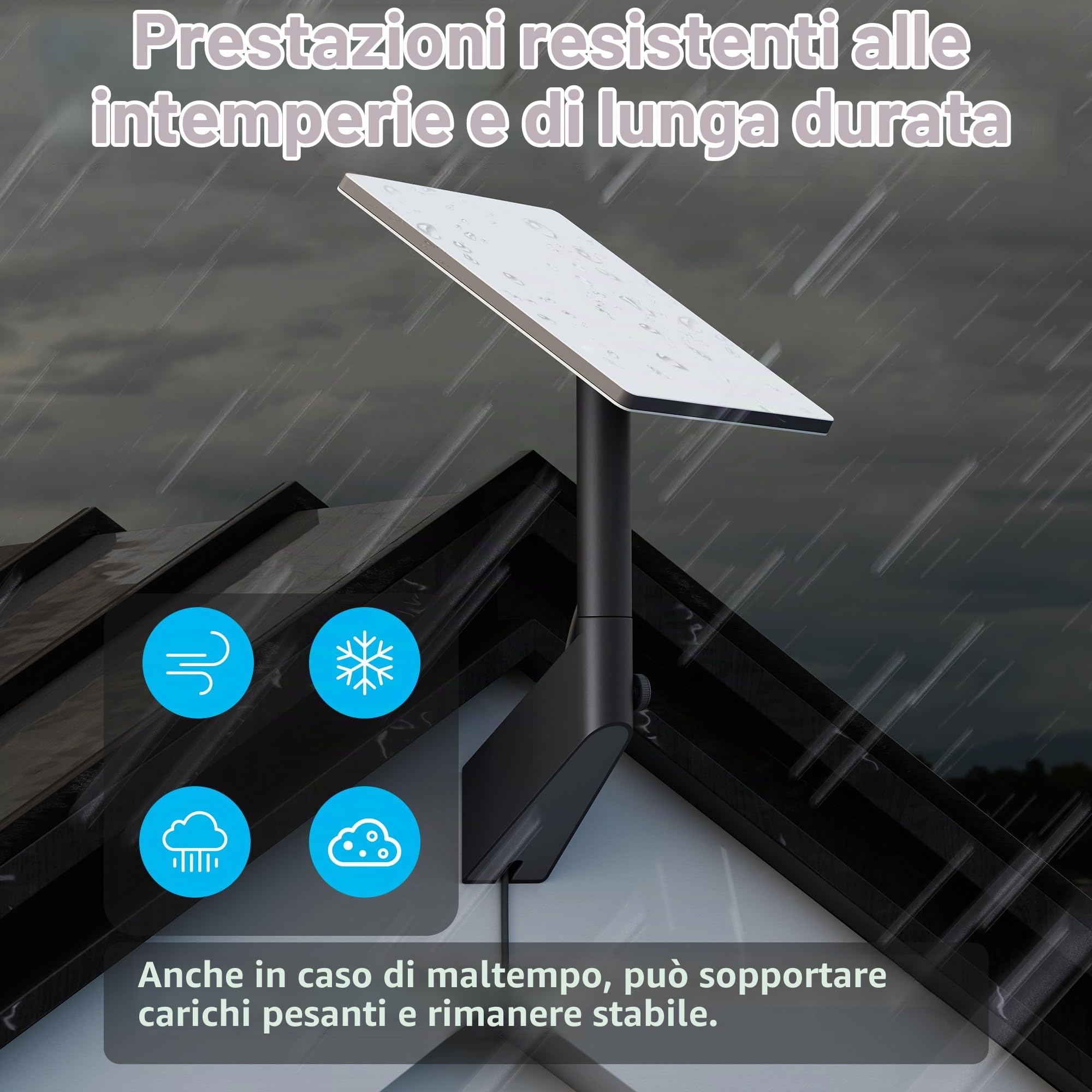 Joinfworld staffa Gen 3,360 ° regolabile V3 montaggio a parete kit completo, supporto gen 3,per Standard 4/4X/Gen 3/Mini/V2 Internet Kit Satellite (C)