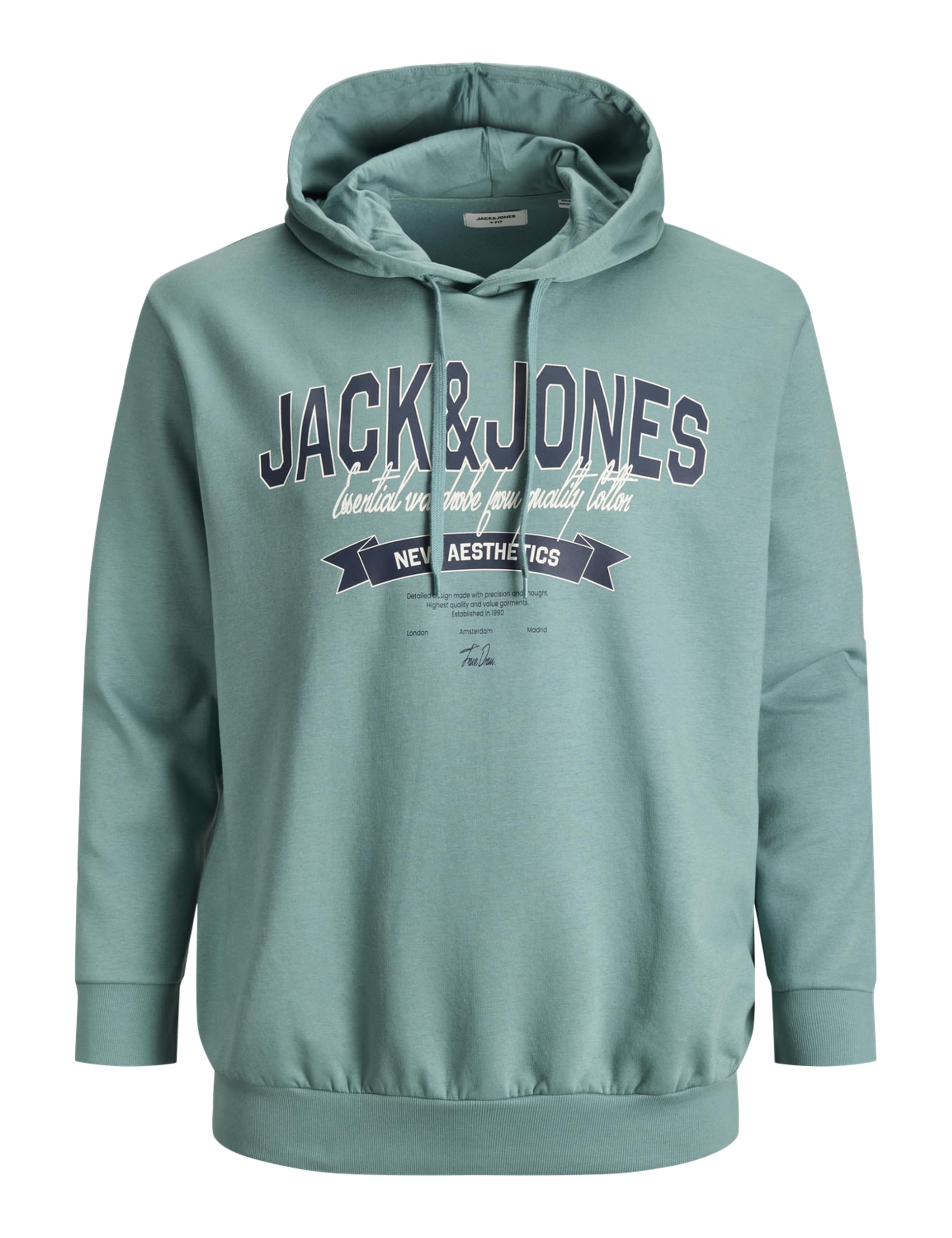 JACK & JONES Jjelogo Sweat Hood 2 Col 25/26 Noos Pls Jjelogo Noos Pls Sweat à Capuche à 2 col 25/26 Homme (Lot de 1)