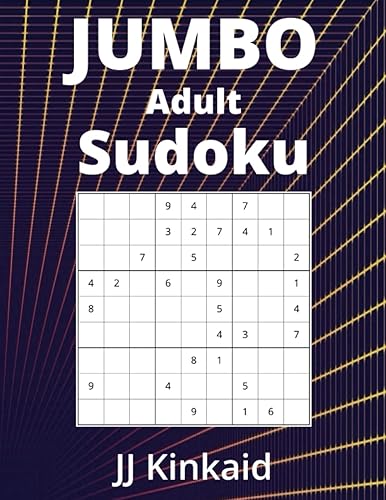 JUMBO Adult Sudoku Sudoku for Seniors, 8.5x11, Jumbo Large Print, 1 puzzle per page