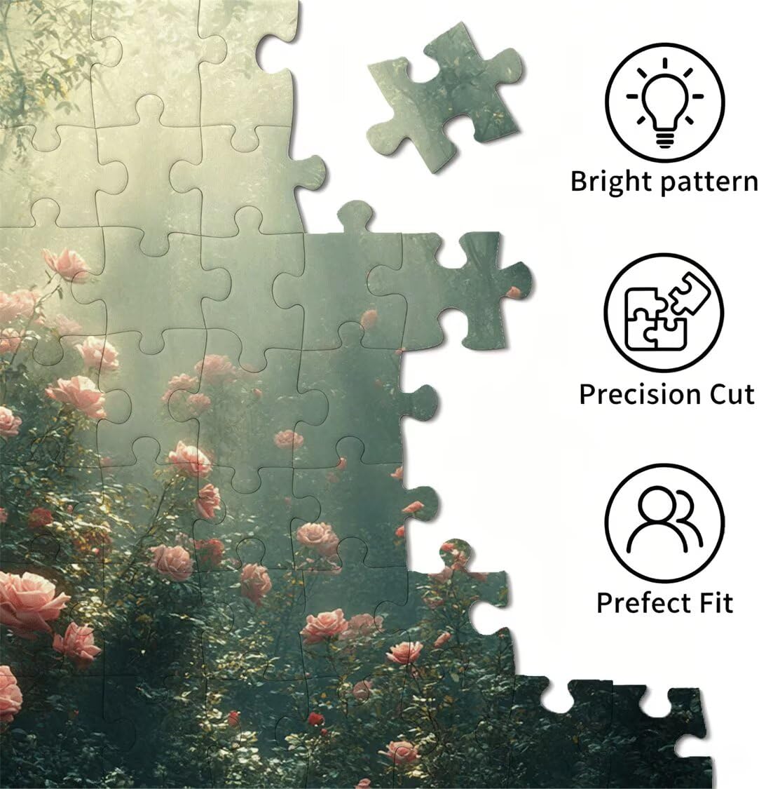 Puzzle 4000 Pezzi 141x87cm, Puzzle Adulti Foreste fiori, n-695
