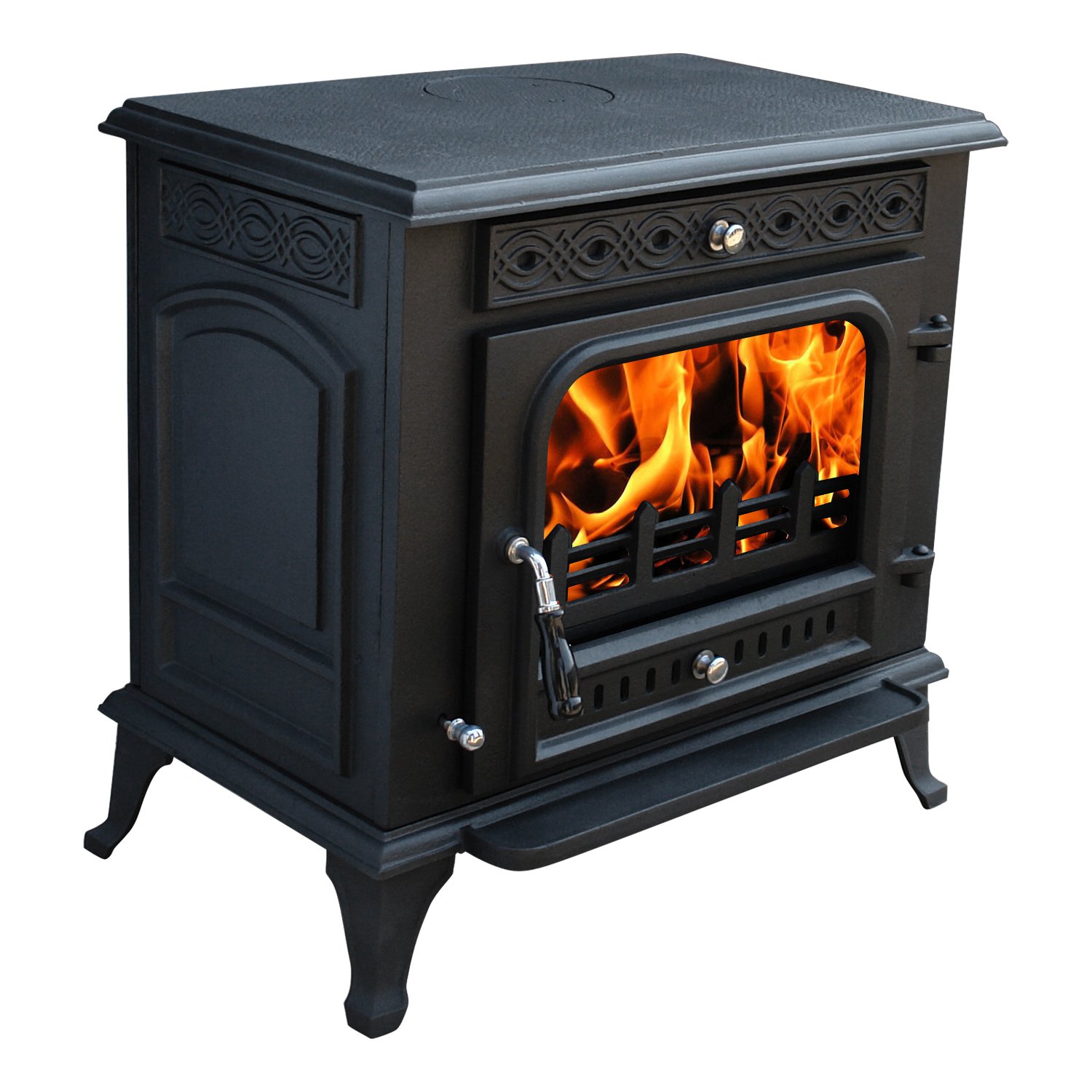 Buy Lincsfire 13KW MultiFuel WoodBurning Cast Iron Stove Online at