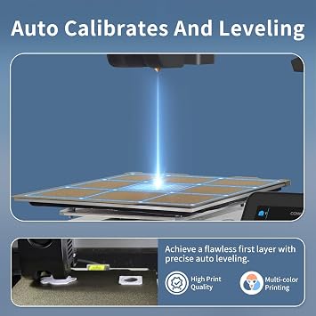 MALYAN M200 Ultra Mini 3D Printer, Max 600mm/s High Speed Printing, Klipper Firmware & Full-Auto Leveling & Smart Vibration Compensation with Camera for Monitoring, Print Size 180x180x180mm