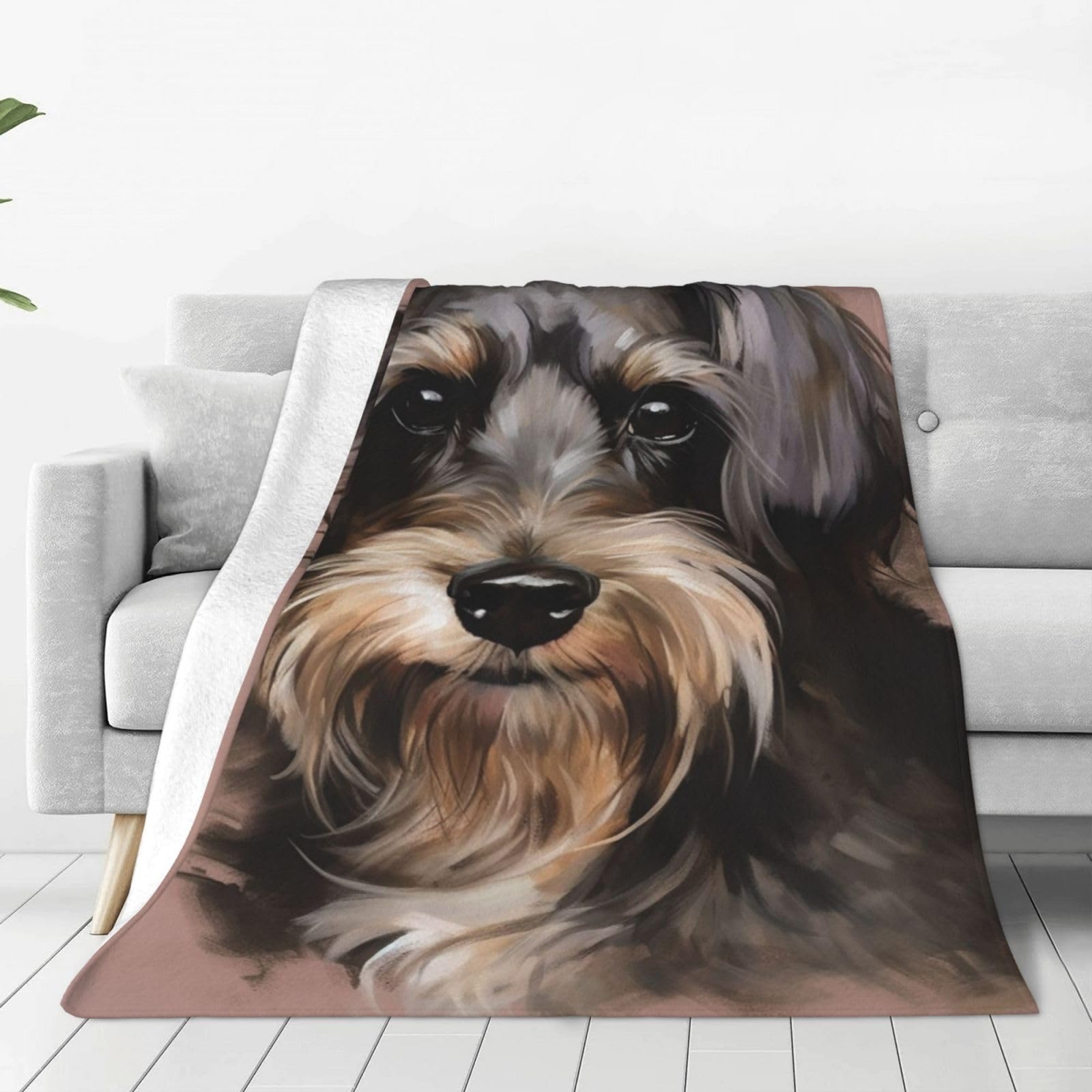 Ultraweiche Hundedecke Aus Flanell – 127 X 152 Cm, Leicht & Warm, Perfekt Für Couch, Bett & Reisen