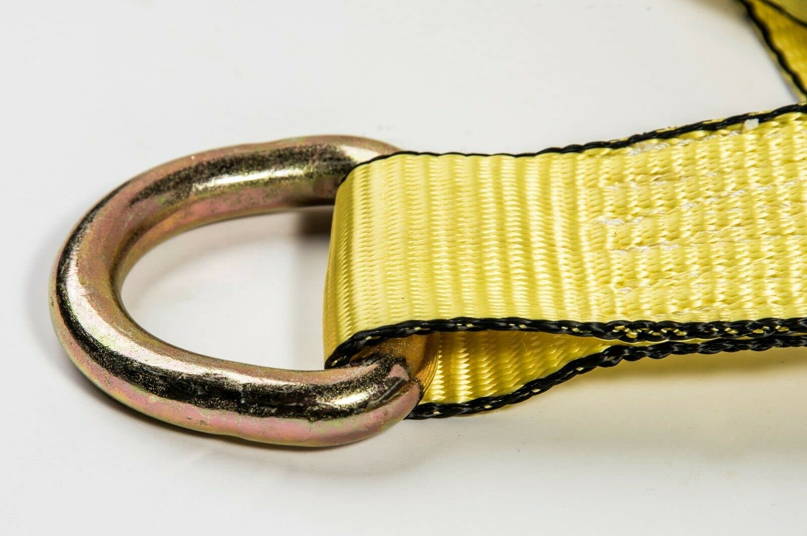 Lot de 12 sangles de levage de roue Lasso 2" à cliquet J crochets de remorquage camion