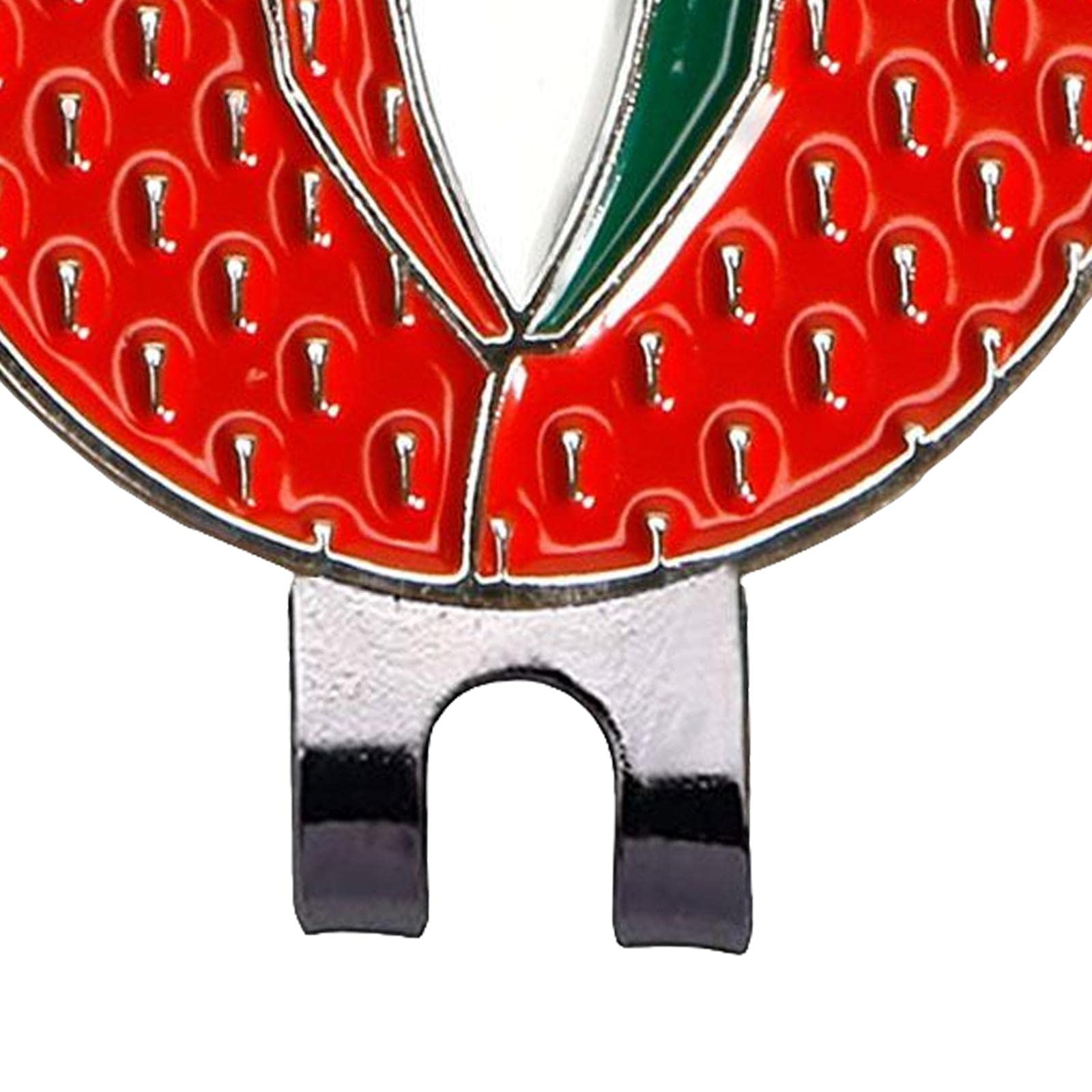 2 Clips Divertidos para Gorras con Forma de Marcador de Pelota de Golf, Hechos de Metal para Sujetar a La Visera, para Hombres Y Mujeres.