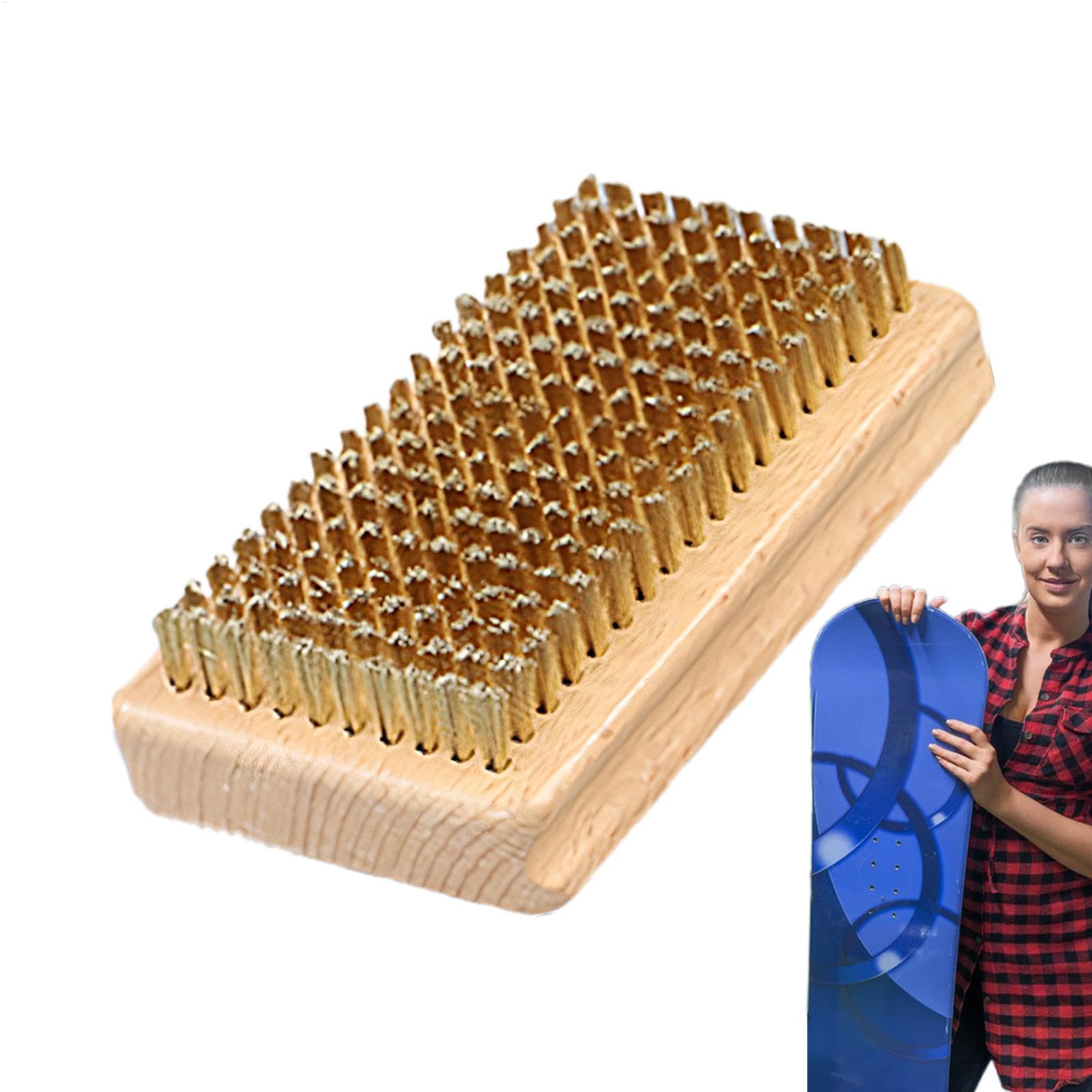 Snowboard Wax Drill Brush Ski Snowboard Waxing Scraper Polishing