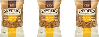 Snyder's of Hanover Butter Snaps Pretzels, 12 Oz Bag, (Pack of 3)