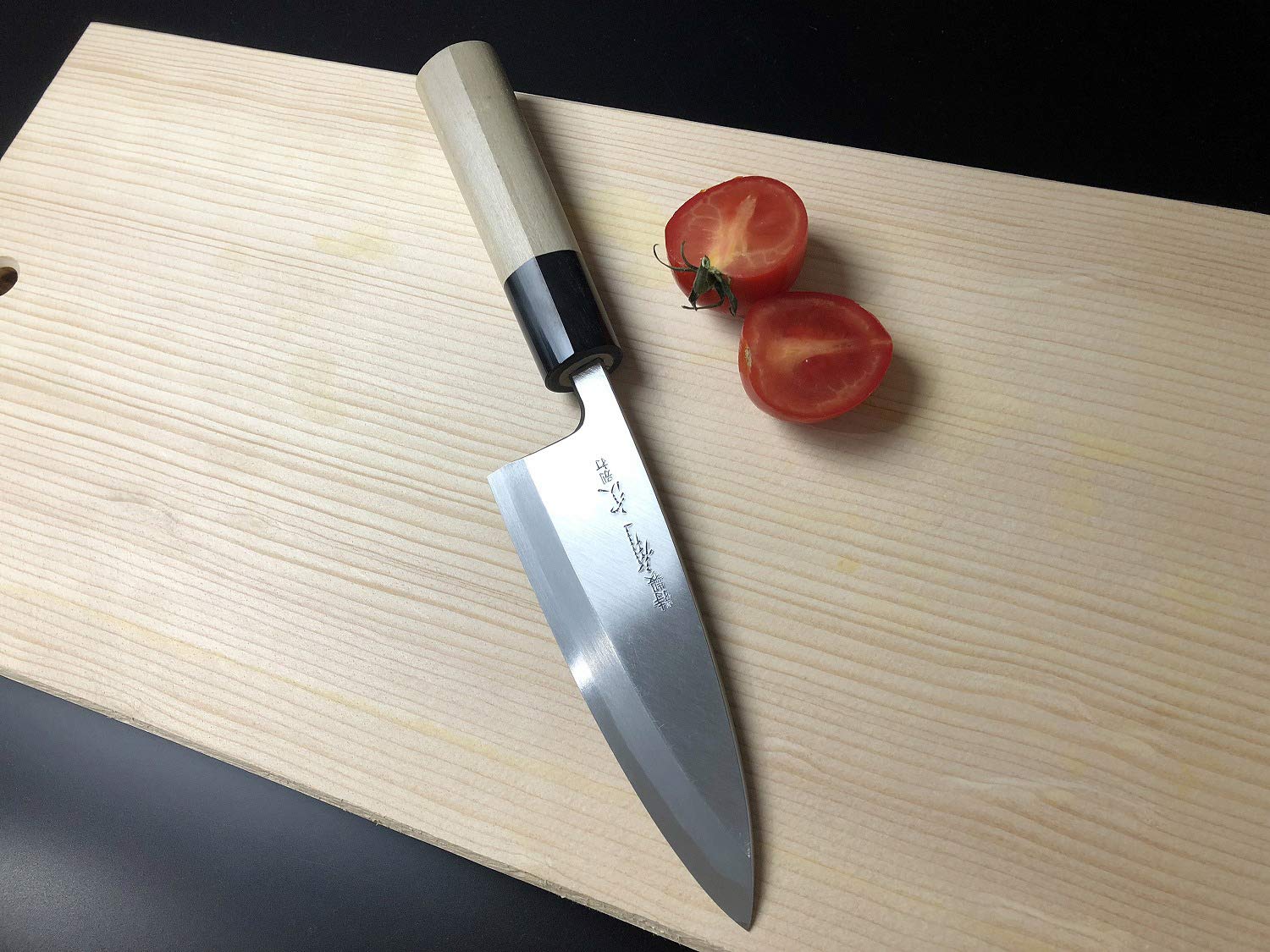 Amazon｜有次 包丁 別打出刃 135mm 青鋼2 築地 ARITSUGU 柄 鞘付 名