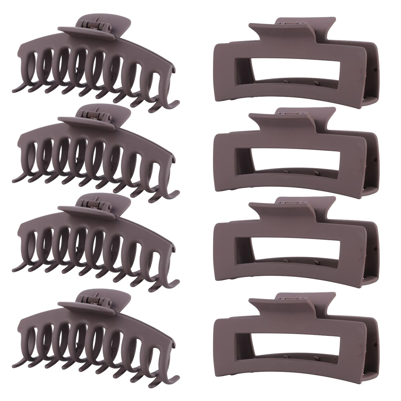 LuSeren Matte Hair Clips - Big Claw Clips for Women -18 LuSeren Matte Hair Clips - Big Claw Clips for Women -18