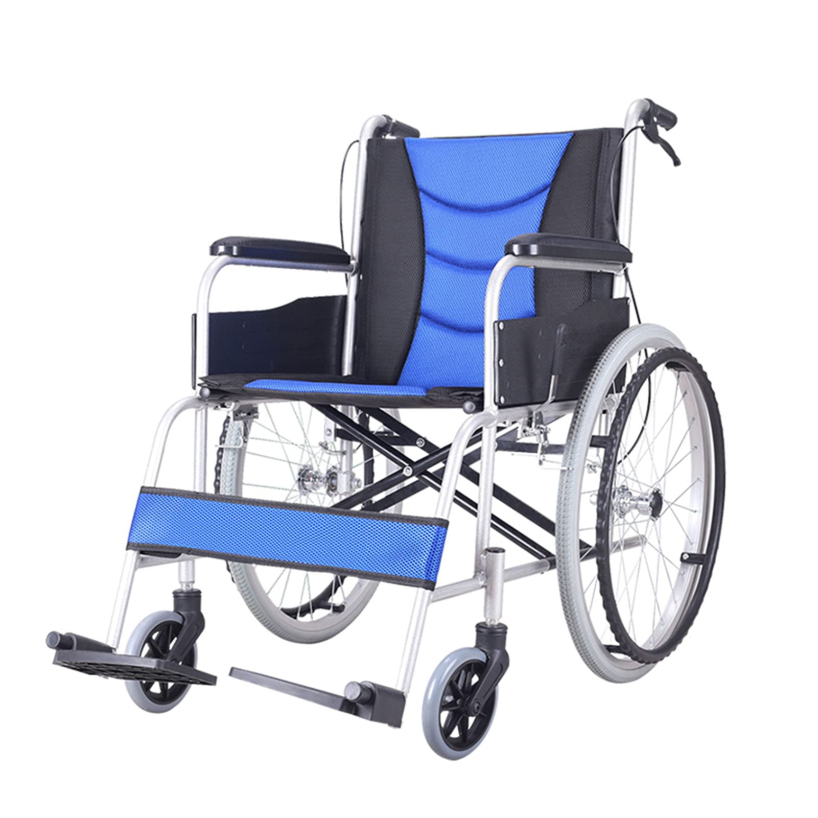 Buy XJZHANG Ergonomic Ultra Lightweight Wheelchair,Folding Wheelchair