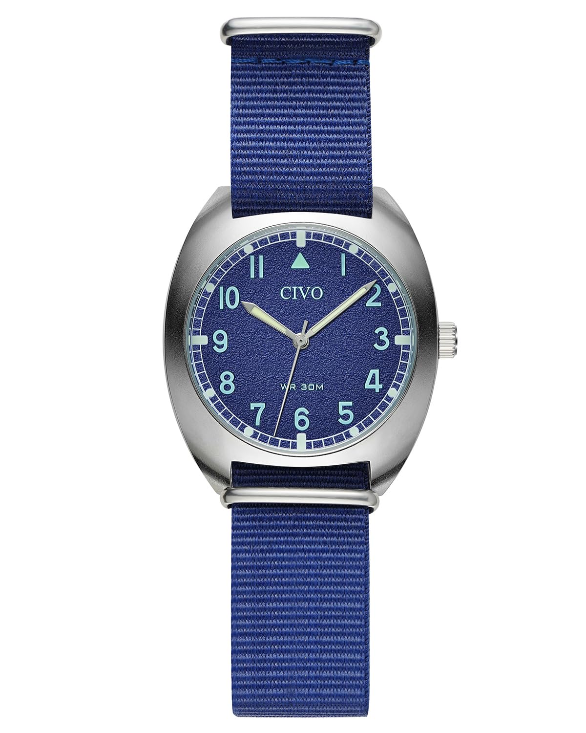 Men Watch Military Wristwatch: Minimalist Classic Simple Men - Stylish Nylon Strap Analogue Quartz