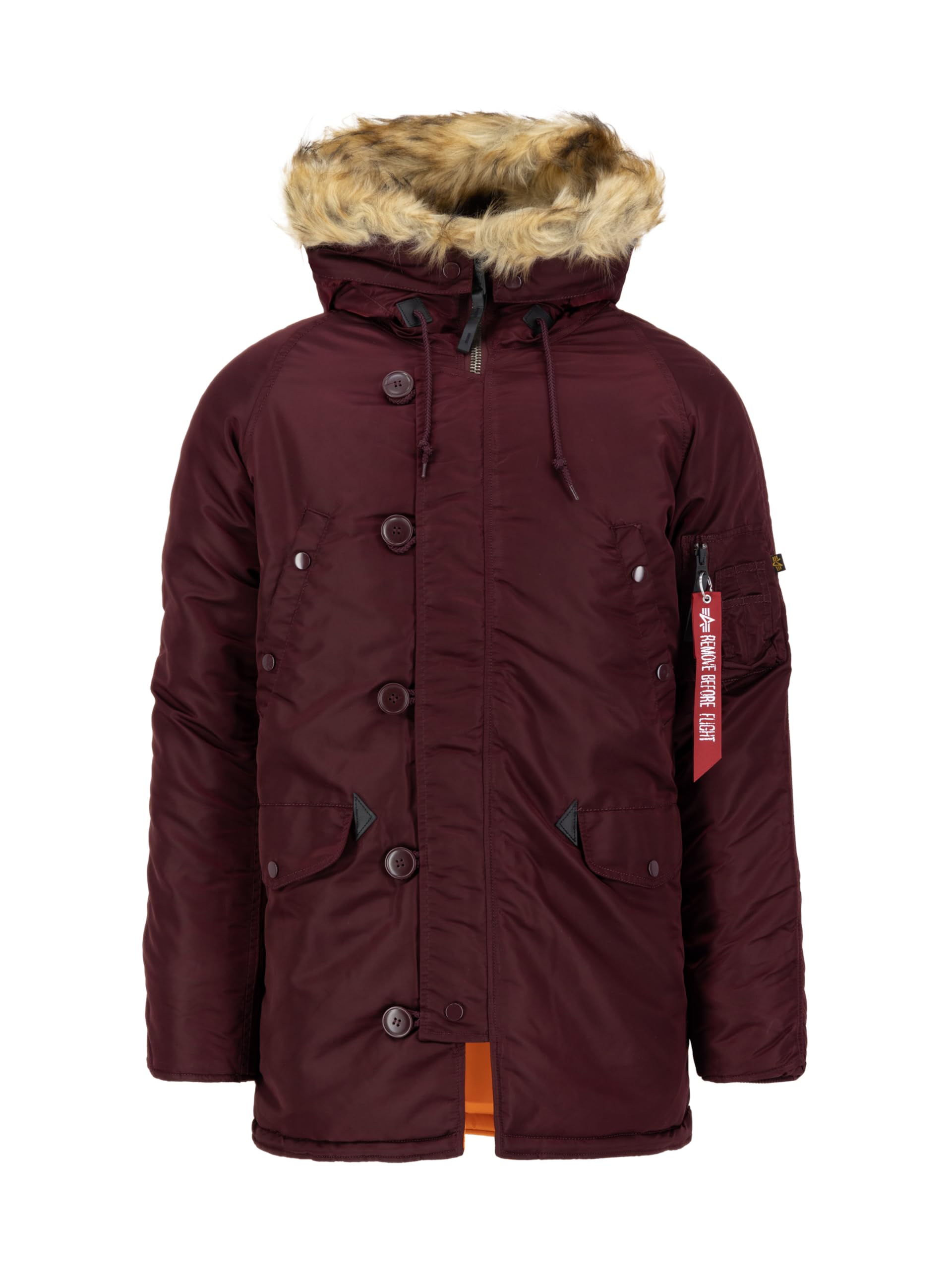 Alpha Industries N3B VF 59 Winterjacke für Damen Deep Maroon