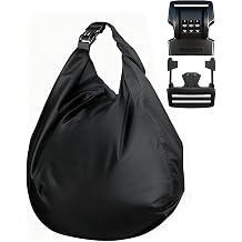 IZTOSS Motorcycle Helmet Bag Helmet Storage Bag with Combination Lock Waterproof Lightweight Durable Oxford Cloth Helmet Bag for Motorcycle Riding Bicycle,Black
