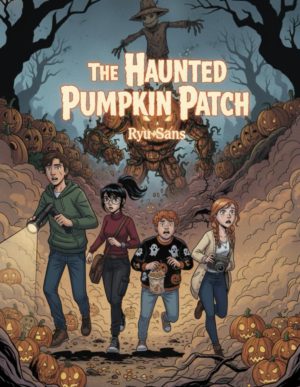 The Haunted Pumpkin Patch: A Spooky Halloween Graphic Novel for Teens & Young Adults (Mystery, Horror, and Adventure)