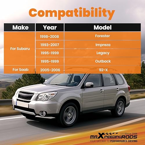 Miniatura 5 de maXpeedingrods Espaciador de brazo trasero de 2" para Subaru Impreza Forester Legacy Outback 1993-2008, para Saab 92-X