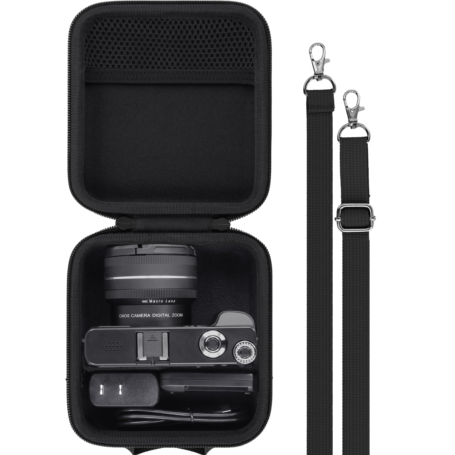 Baval Camera Case Compatible with YIGLLO/Zostuic/Duluvulu/VJIANGER/Gavonde 4K Digital Camera for Photography Auto-Focus Vlogging Camera with 3inch 180