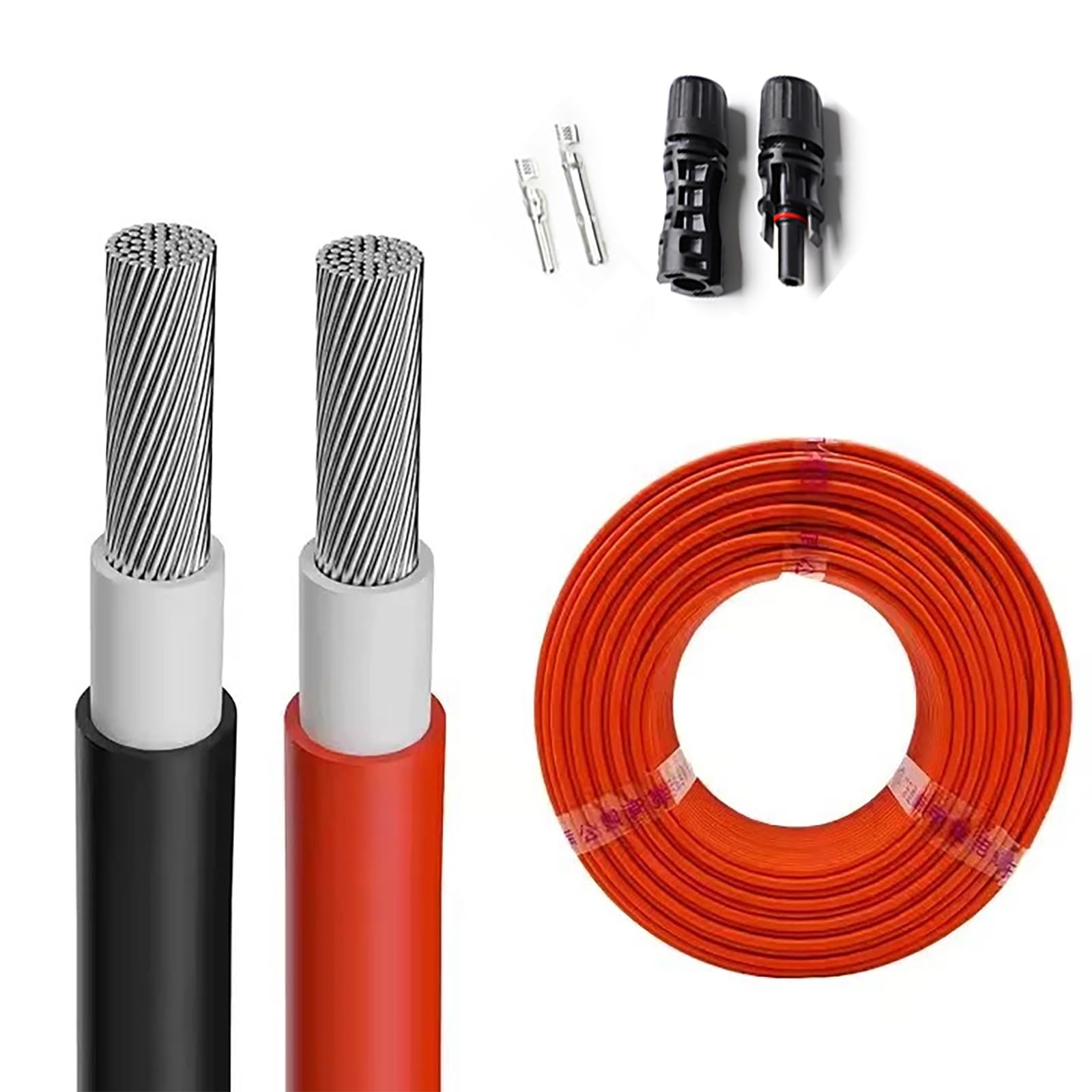 Adaptateur de câblage solaire 6mm2 anti coupure pour extension de panneau 164ft