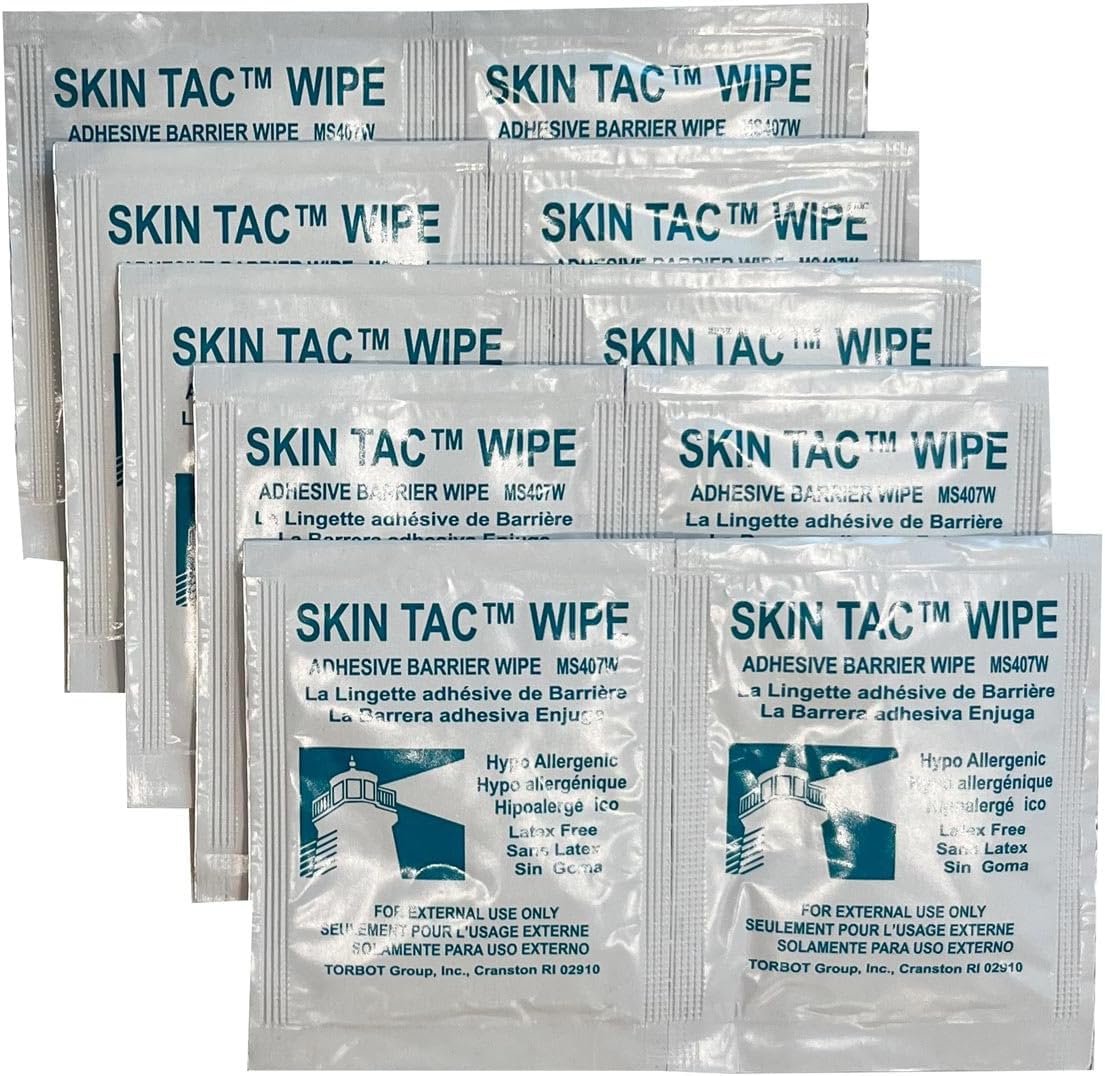 Adhesive Barrier Wipes - 10 Pack