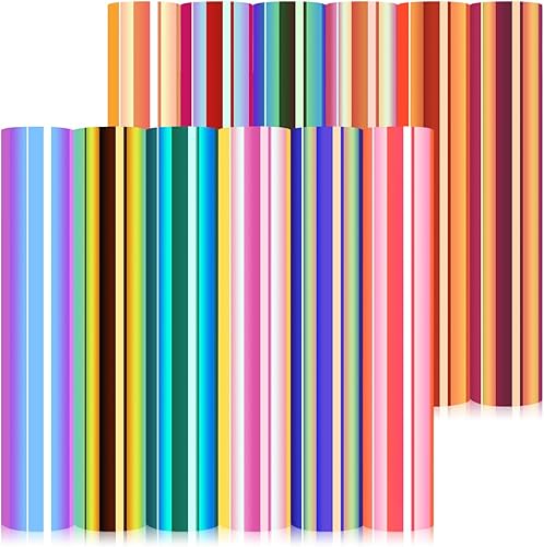 Vista 16 de TECKWRAP - Hojas de vinilo holográficas precortadas (12 x 12 pulgadas)