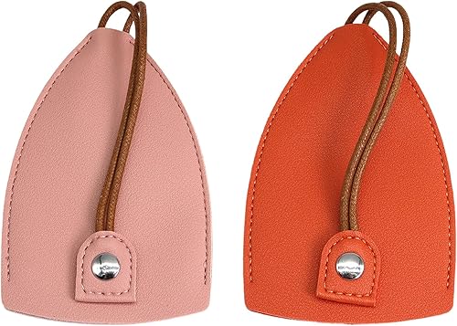 Estuche para llave de coche, Bolsa de llaves extraíble, Bolso de llavero lindo portátil, Carteras de cuero PU con estilo creativo