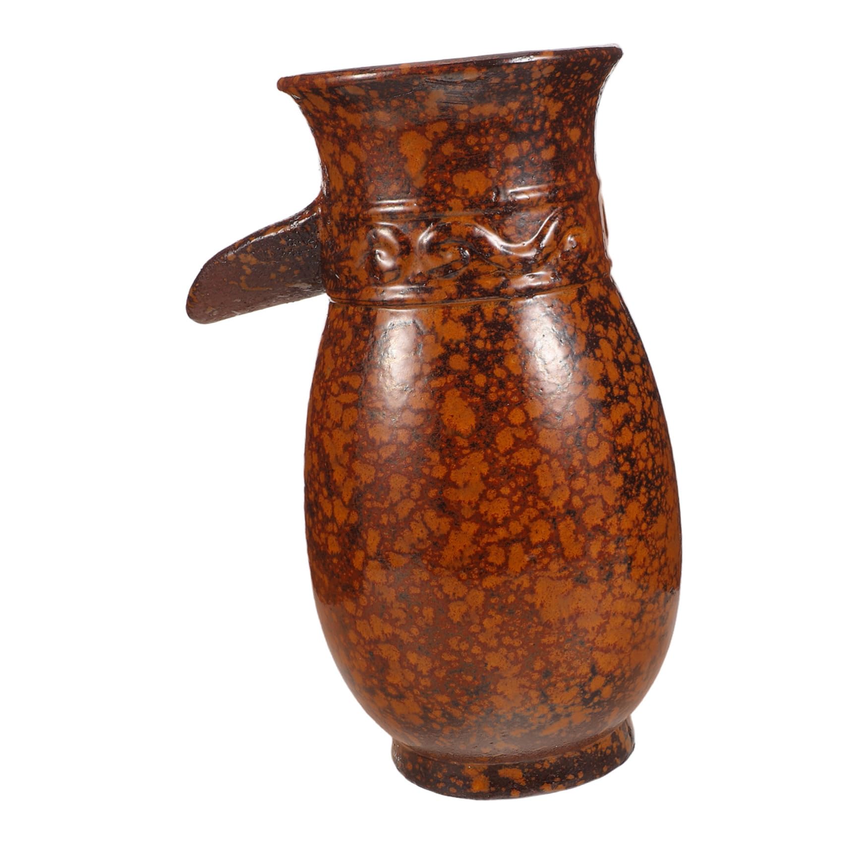Cascade pour jardin en pot céramique et vase d'aquarium