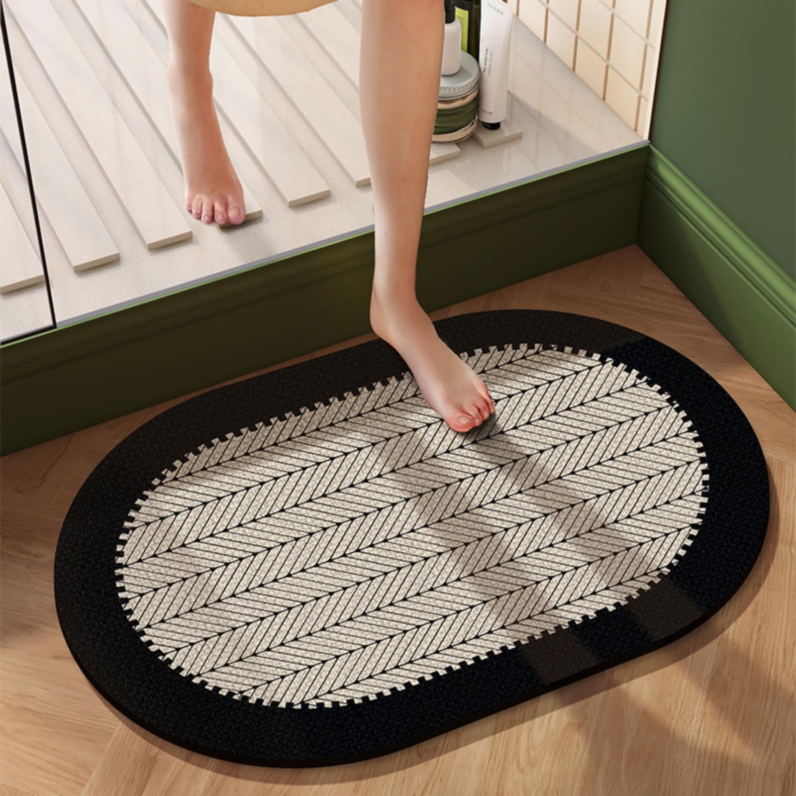 Tapis salle de bain 40x60 absorbant doux pour douche