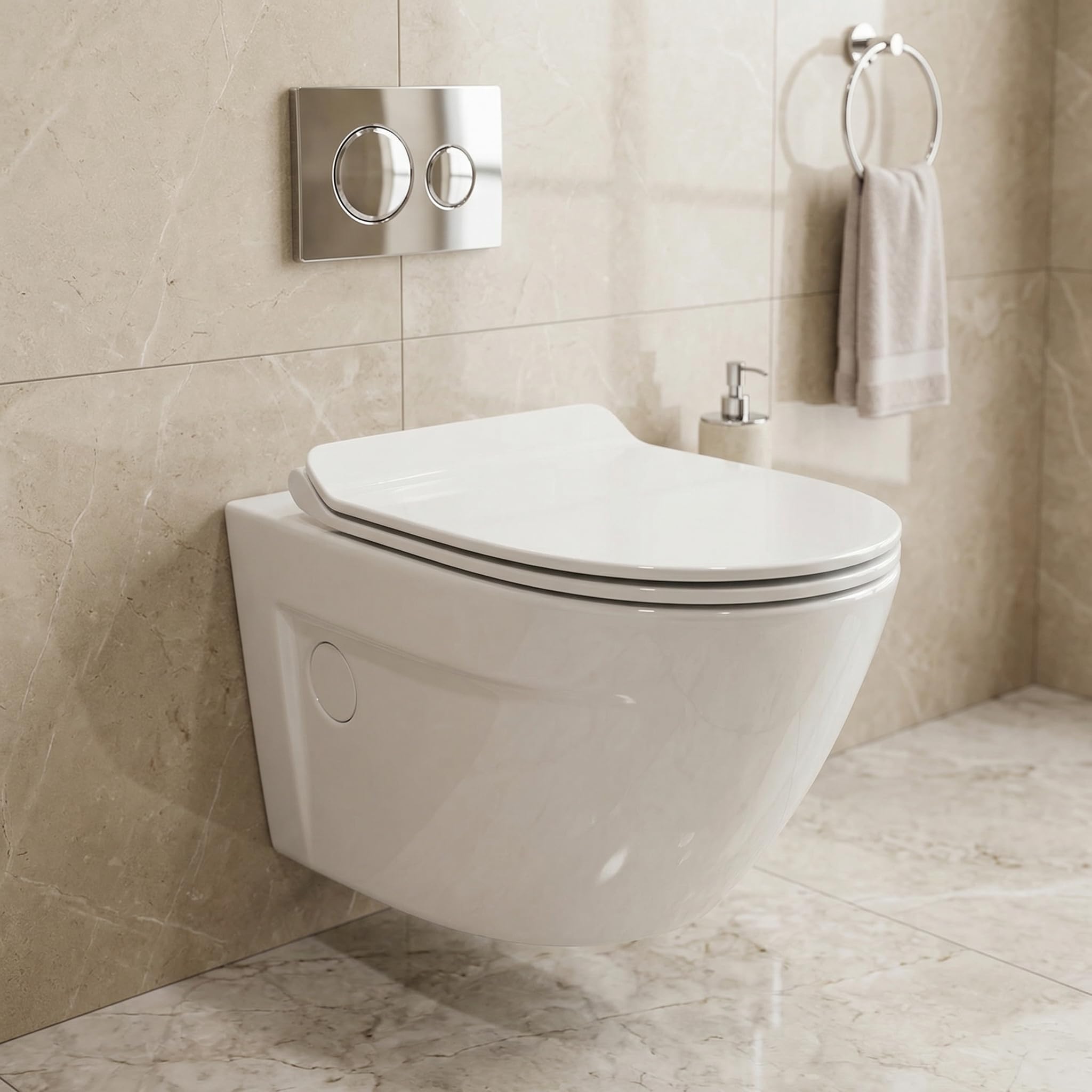 Wall Mount Commode - European Toilet -17 Wall Mount Commode - European Toilet -17