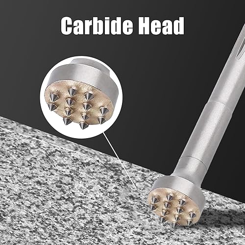 Miniatura 21 de SDS Plus - Herramienta de buje de 16 puntas, 6 x 1-1/4 pulgadas, cabeza cuadrada, revestimiento de rugosidad para hormigón, quitar broca de buje