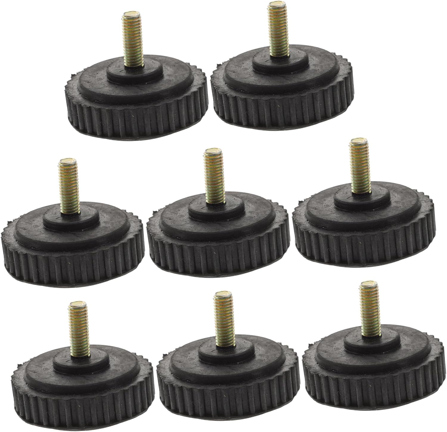 DOITOOL 8pcs Shock Absorbing Cushion Rubber Feet for Chairs