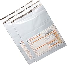 SECUREMENT 50 Pc 12 x 16 Inch Courier Bags With POD Jacket - Tamper Proof Safe Seal Packing Bags