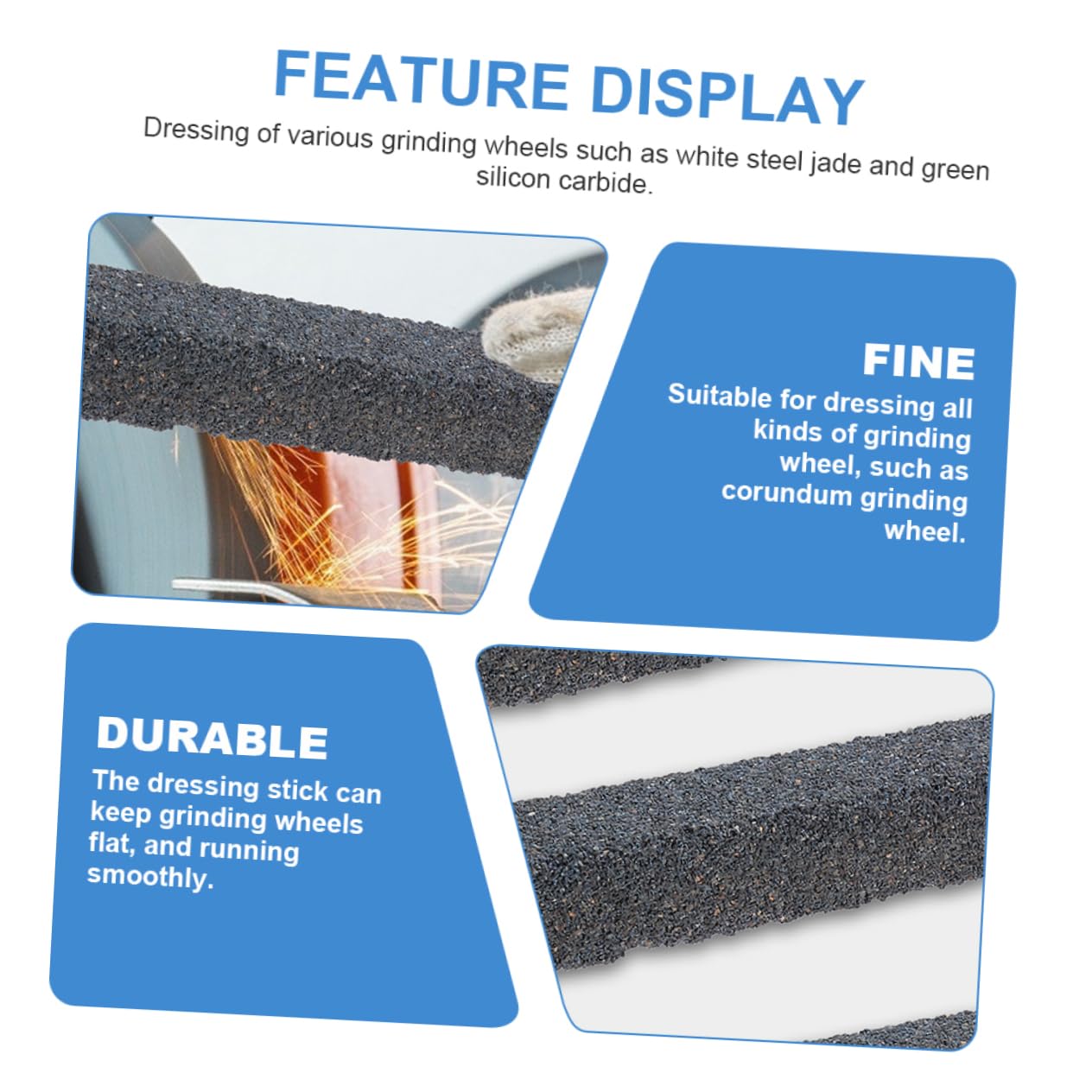 2pcs Grinding Wheel Dressing Tool Stick Carbide Abrasive for Efficient Truing Cleaning Reshaping of Bonded Wheels Essential Grinding Accessory