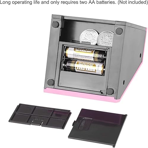 Miniatura 9 de Youngine Banco de la cara de la novedad para comer monedas, caja de ahorros, colección de ahorro de dinero, alcancía (rosa)