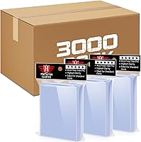 Vista 14 de 600 fundas para tarjetas TopLoaders para tarjetas de intercambio, fundas de plástico suaves y transparentes para tarjetas de béisbol, protector