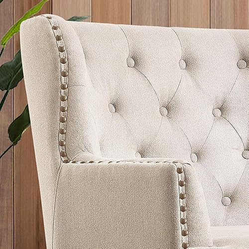 Miniatura 57 de Rosevara Atlas - Silla decorativa moderna de mediados de siglo, sillón tapizado con cojín suave para sala de estar, dormitorio y espacios pequeños