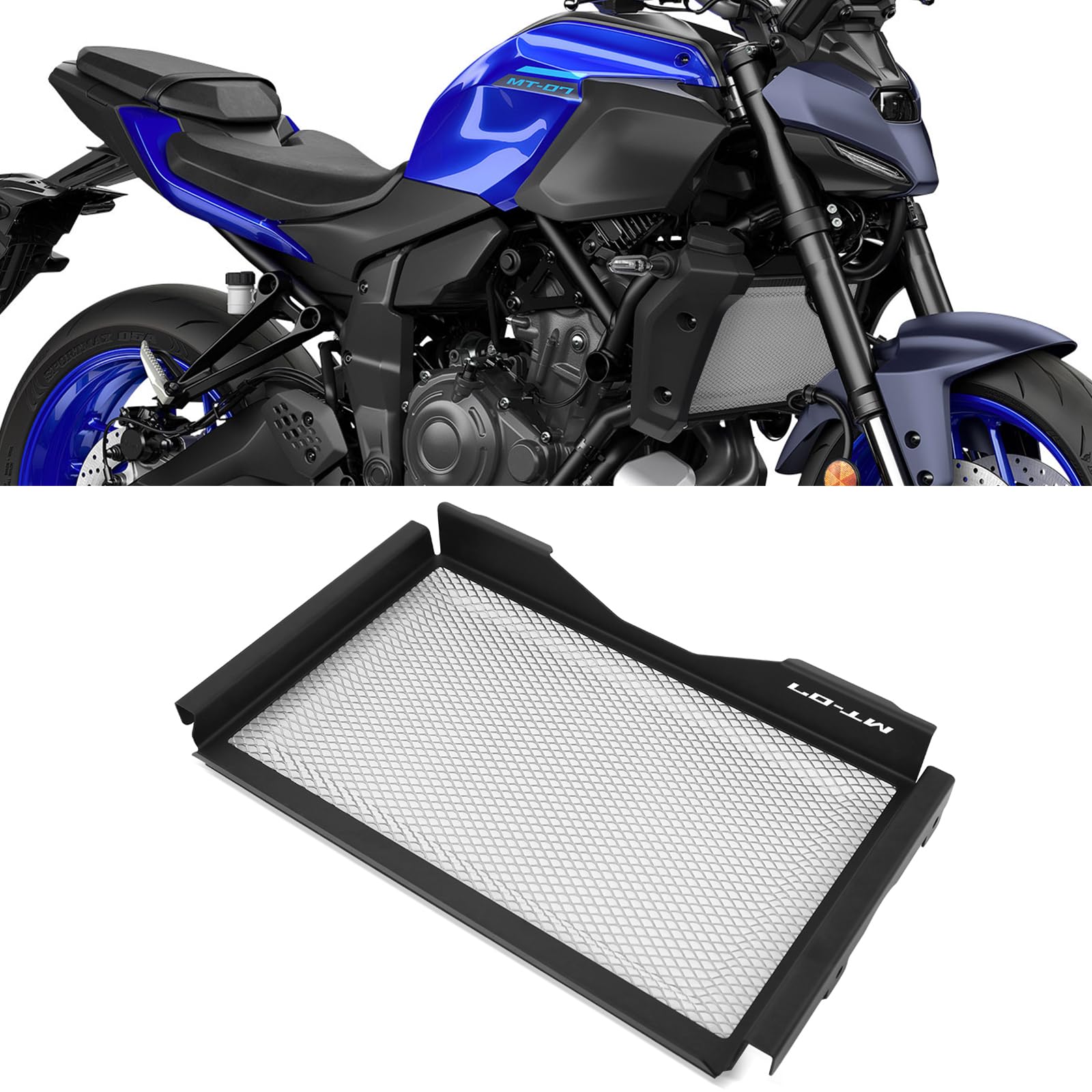 シルバーラジエーターエンジンクーラー冷却 Ya MT-03 MT-25 2016-2025