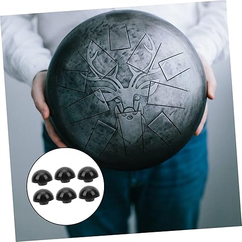 Miniatura 4 de SUPVOX 6 almohadillas de soporte de tambor, pies de silicona para tambor de lengua estable, almohadillas antideslizantes para mejorar el rendimiento