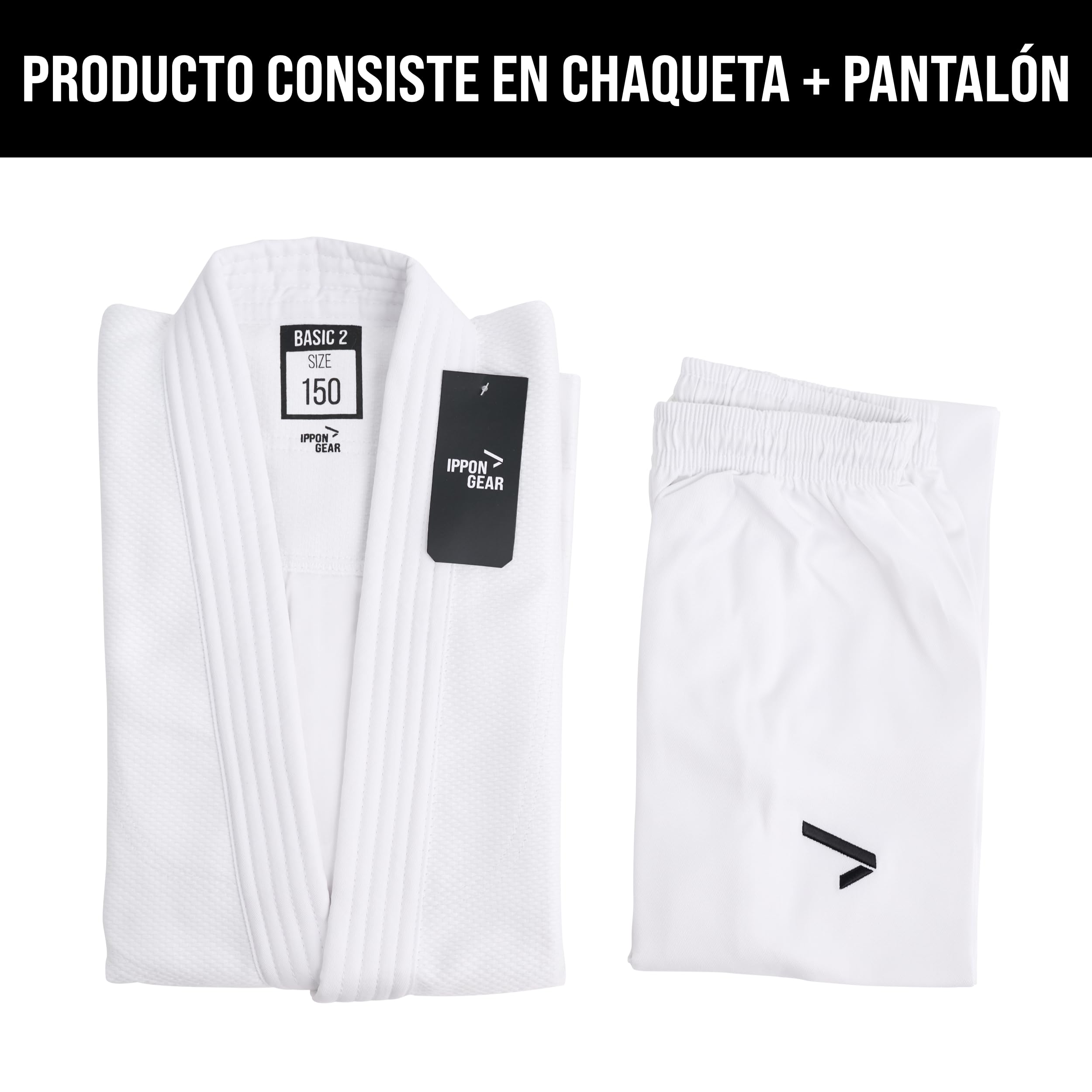 IPPONGEAR Basic 2 Traje de judo Unisex adulto (Pack de 1)