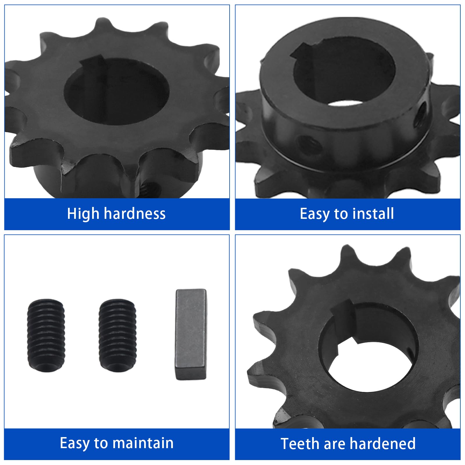 #50 Roller Chain Sprocket Type B 1 inch Bore 12 Tooth 50BS10 — Amazon image 4