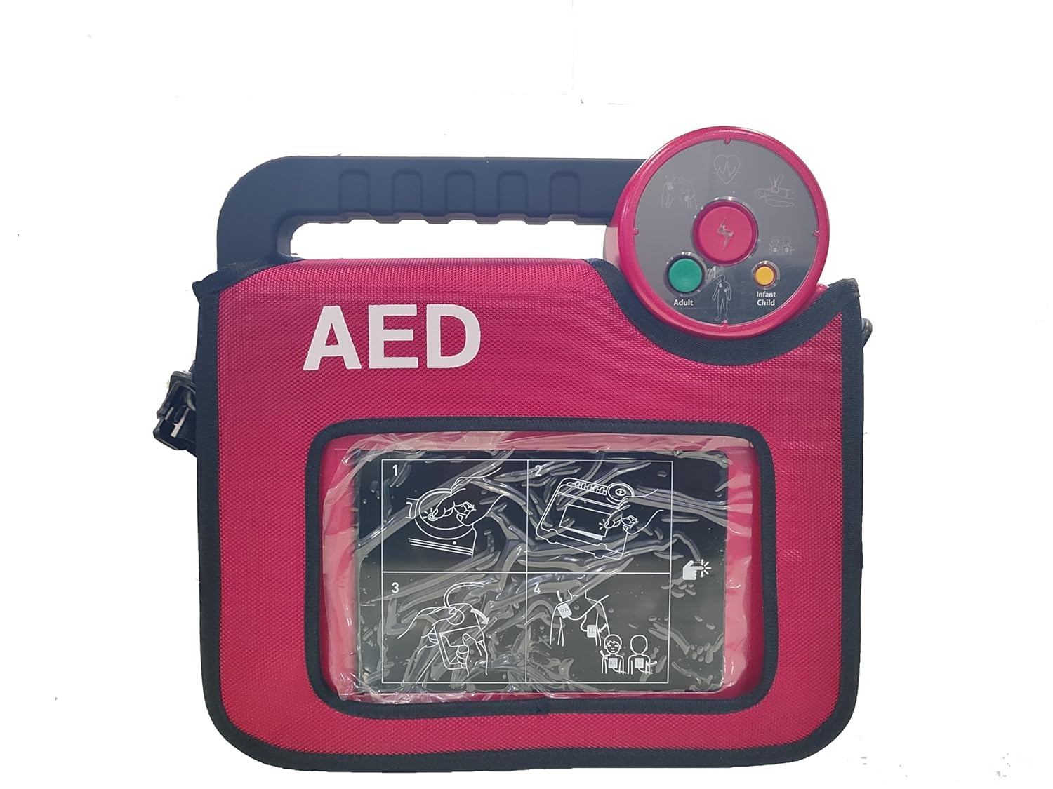 Heartplus AED | Automatic External Defibrillator | AED NT-180 | Made In Korea | Light Weight Defibrillator with 5 Years Warranty | MKHSPL.