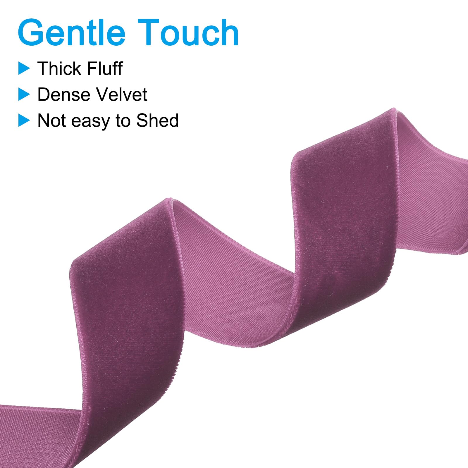 PATIKIL 0.98 Inch x 2.18 Yards Velvet Ribbons - Image 4