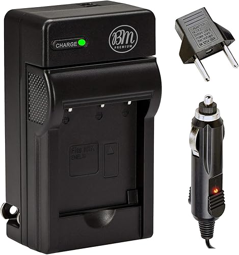Cargador de batería BM EN-EL19 (reemplazo MH-66) para Nikon Coolpix A300, W100, W150, S3100, S3200, S3300, S3500, S3600, S3700, S4100, S4200, S4300,