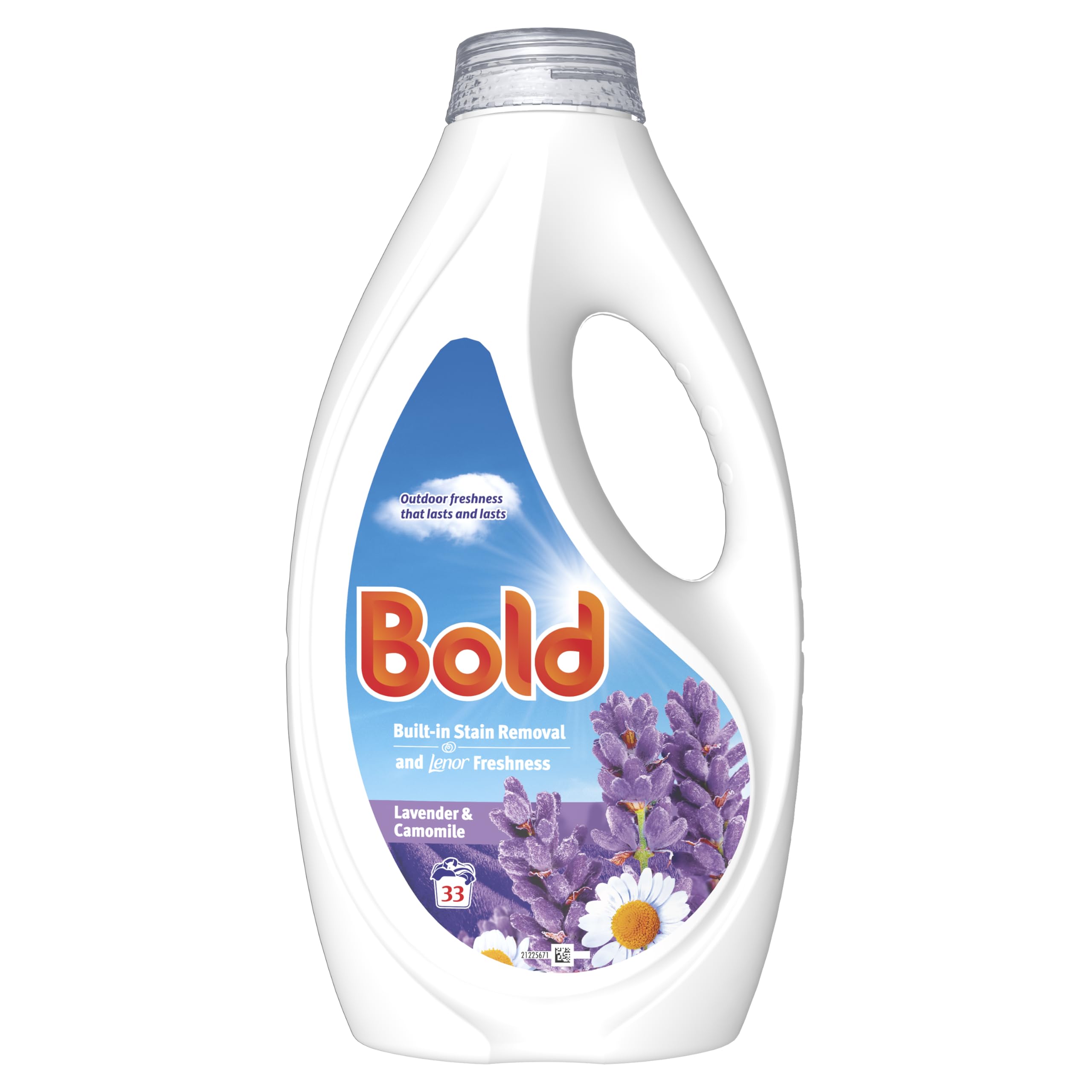Bold Lavender & Camomile Liquid Laundry Detergent 33 Washes 1.023l