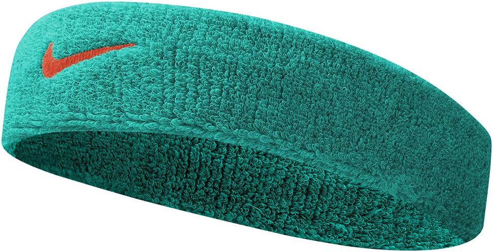 Nike Swoosh Headband (Bleached Turquoise/Hyper Crimson)
