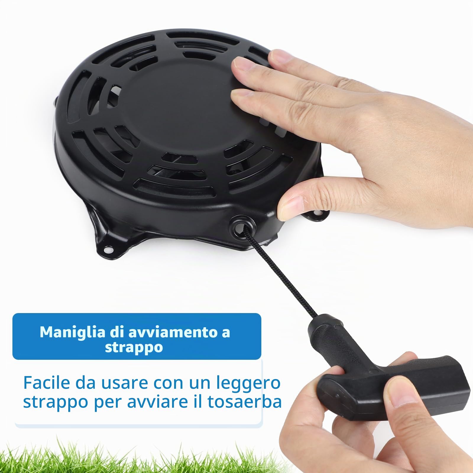 SWAWIS Avviamento a Strappo per Briggs & Stratton 497680 498144 Tosaerba Avviamento a Strappo per Oregon 31-068 Rotary 12368 Tosaerba Avviamento per Tosaerba Avviamento Manuale