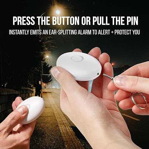Miniatura 3 de PainSafari - Llaveros de seguridad de alarma personal para mujeres y hombres | Sirena de seguridad de 125 dB | Herramienta de seguridad de