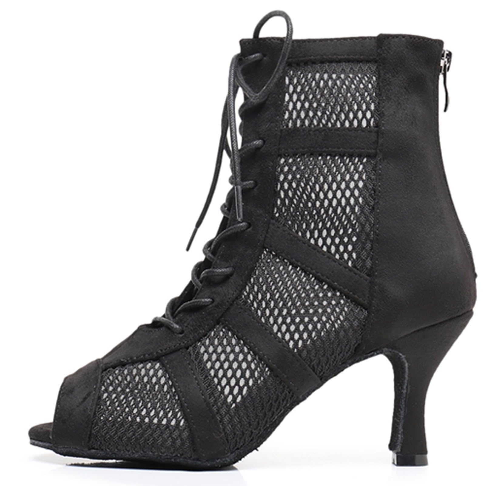 Damen Ballroom Tanzschuhe Hoher Absatz Latein Abend Stiefel