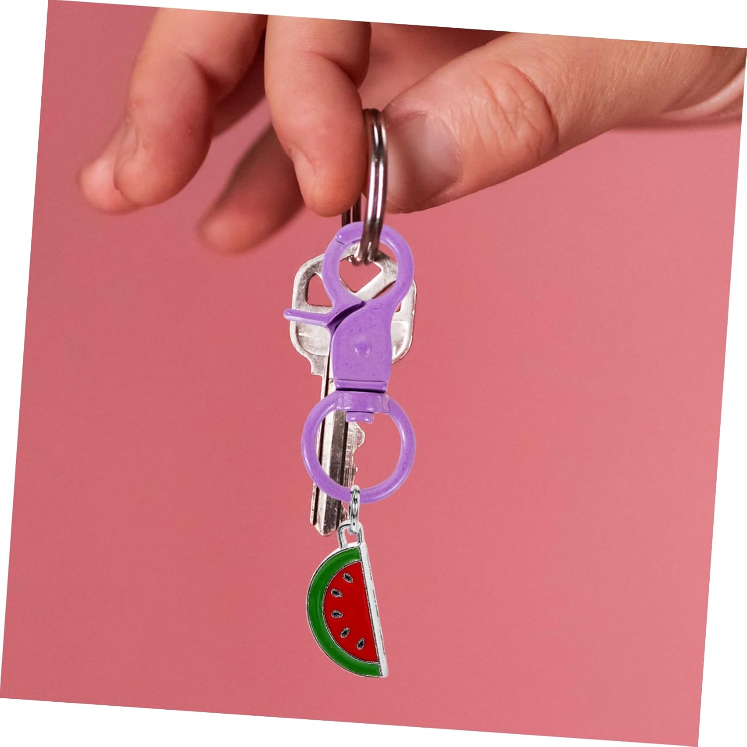 Totority 22pcs Heavy Duty Swivel Keychain Clasps Trigger Snap Hooks Bag Connection Hooks Lobster Clasp for DIY