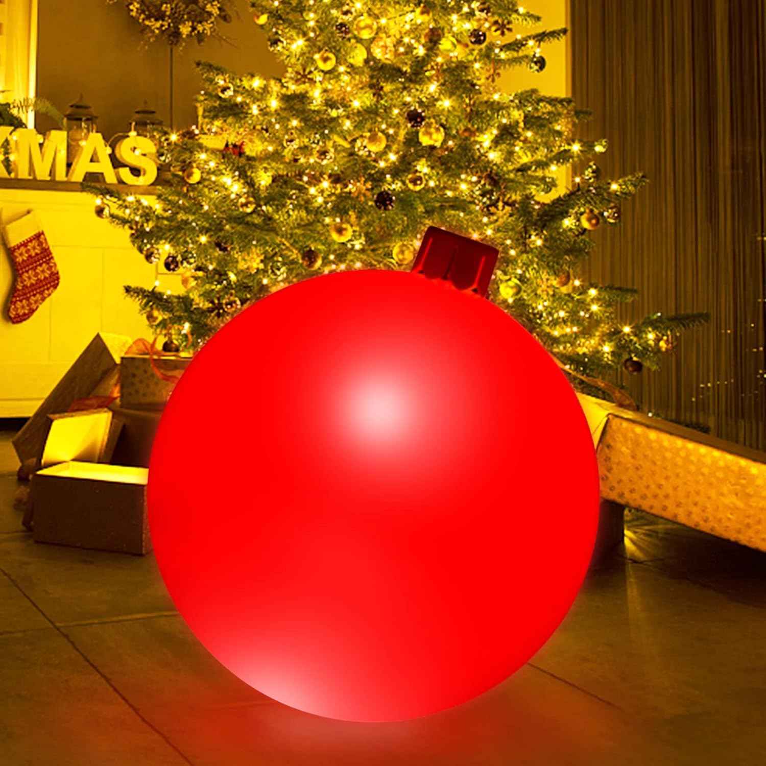 FXXWJP Inflatable Christmas Ball Light up,Inflatable