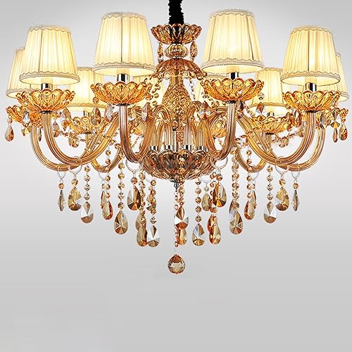 Miniatura 4 de Bombillas pequeñas con clip, estilo europeo moderno, mini pantallas para lámpara de araña, pantallas de lámpara de araña blancas de campo francés,