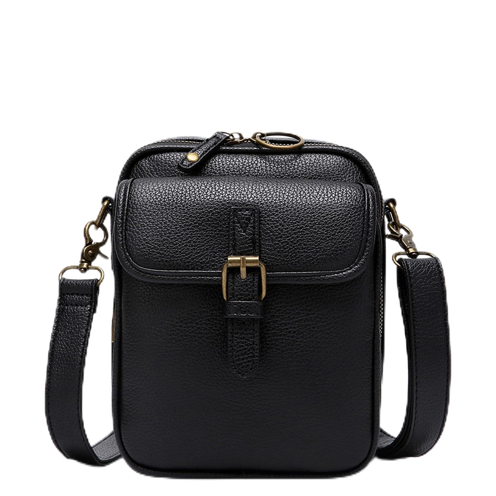 Tojoyride Crossbody Bag, Urvashi Crossbody Leather Bag, Vintage Messenger Crossbody Bags for Women Anti Theft